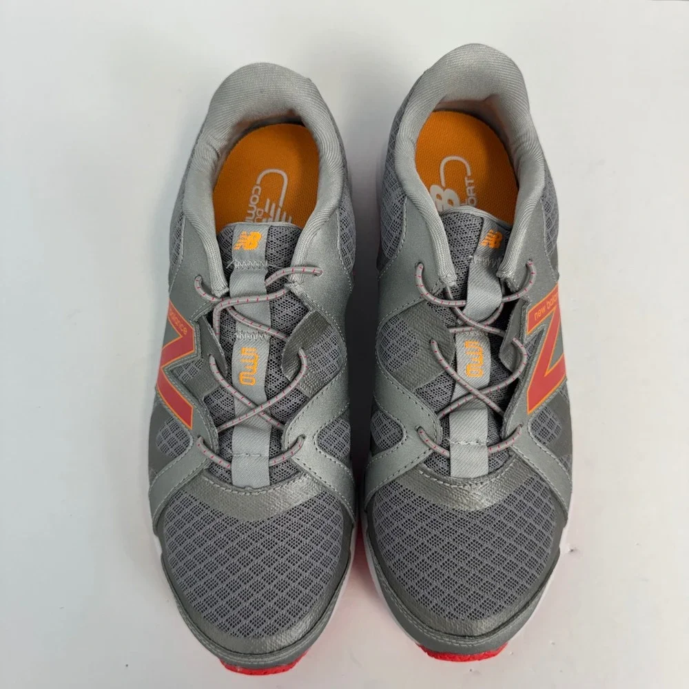 New Balance 536 Walking‎ Shoes Womens 7.5 Grey Orange Mesh Sneakers WW536SP